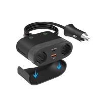 Passed KCC certification Dual Port 63W Fast Charging Type-C PD QC3.0 USB 120w Car Charger Support PPS/QC4.0+